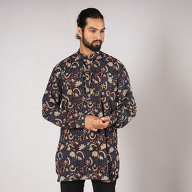  Bagru Block Printing Cotton Men Short Kurta 
