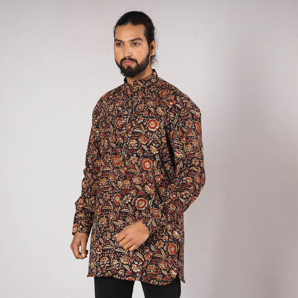 block printed men kurta