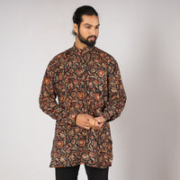 block printed men kurta