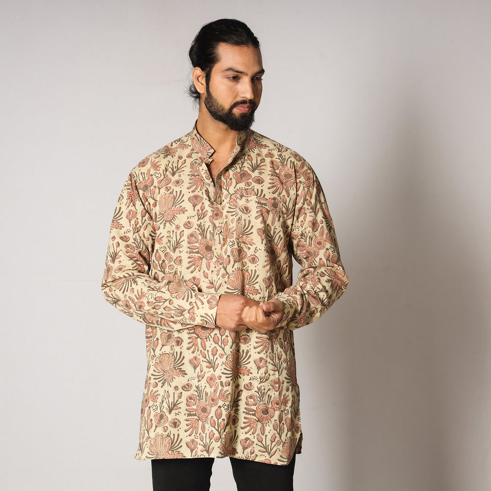 Block Printed Men Kurta
