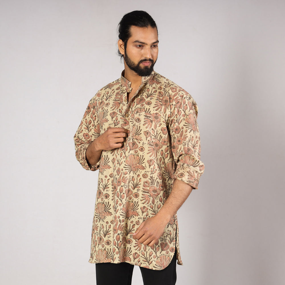 Block Printed Men Kurta
