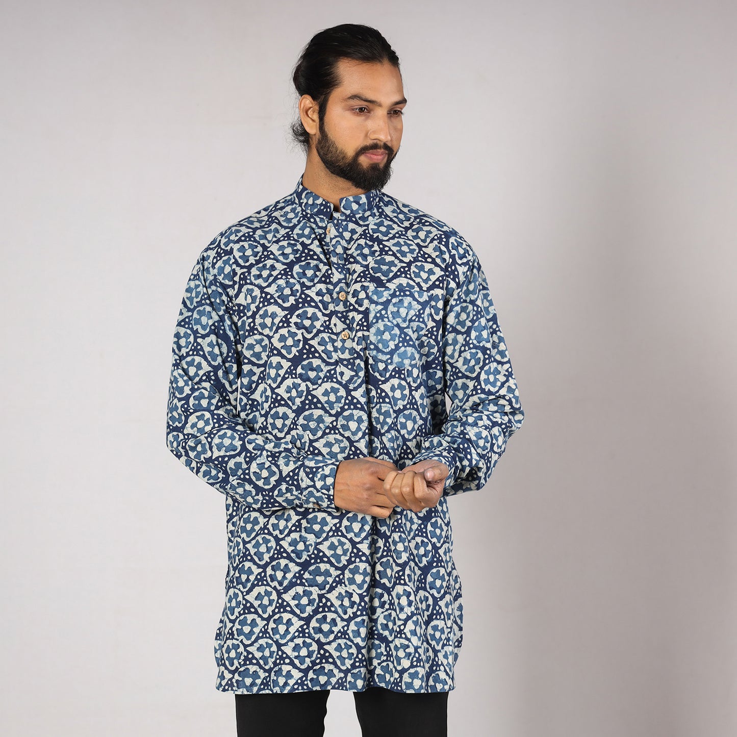 Block Printed Men Kurta
