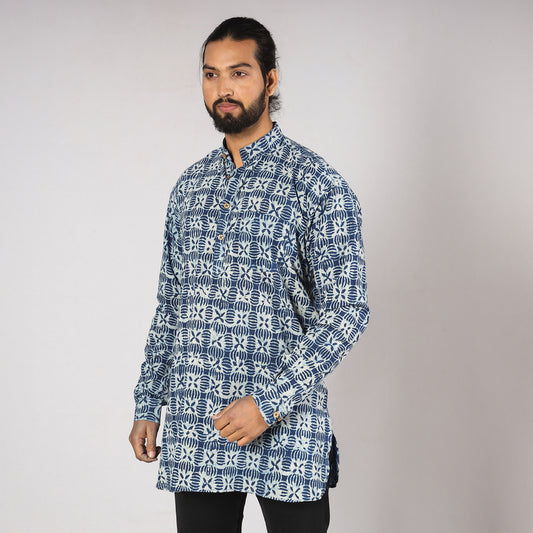 Block Printed Men Kurta
