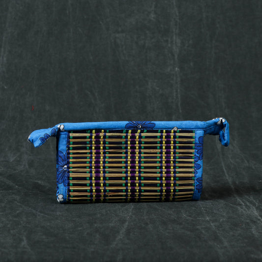 Madur Grass Pencil Pouch/ Cosmetic Bag/ Toilet Pouch of Midnapur