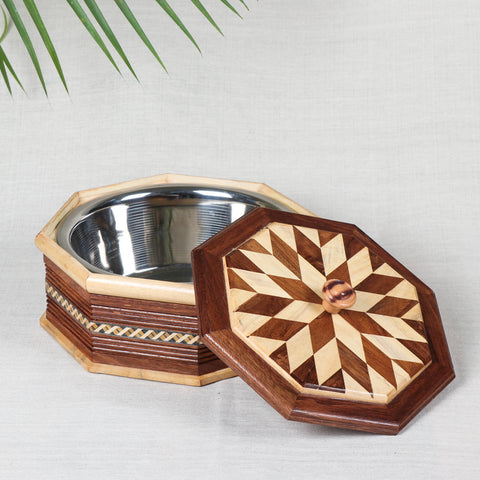 Chapati Box - Handcrafted with Sheesham Wood