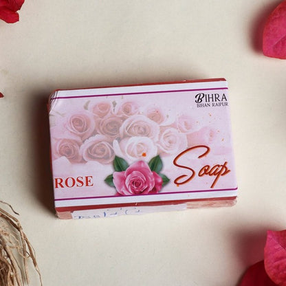 Bihra Handmade Natural Rose Soap (100gm)