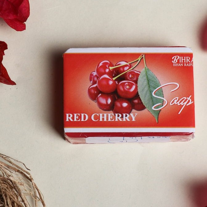 Bihra Handmade Natural Red Cherry Soap (100gm)