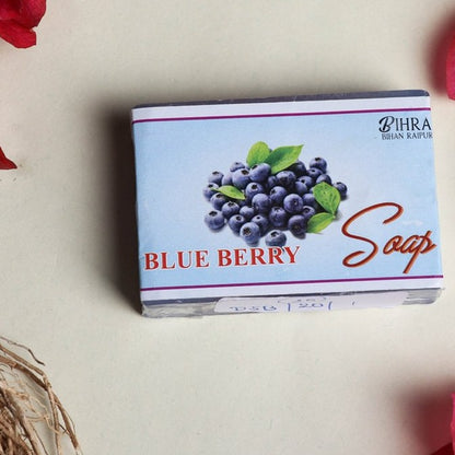 Bihra Handmade Natural Blue Berry Soap (100gm)