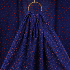 Purple - Kutch Bandhani Tie-Dye Mul Cotton Fabric