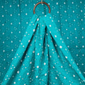 Blue - Kutch Bandhani Tie-Dye Mul Cotton Fabric