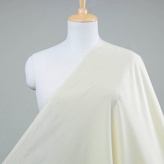 Beige - Cream Prewashed Plain Dyed Cotton Fabric