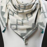 ikat cotton scarf