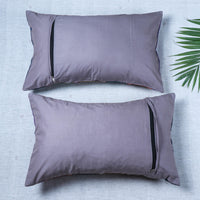 Khun Patchwork Cotton Pillow Covers 