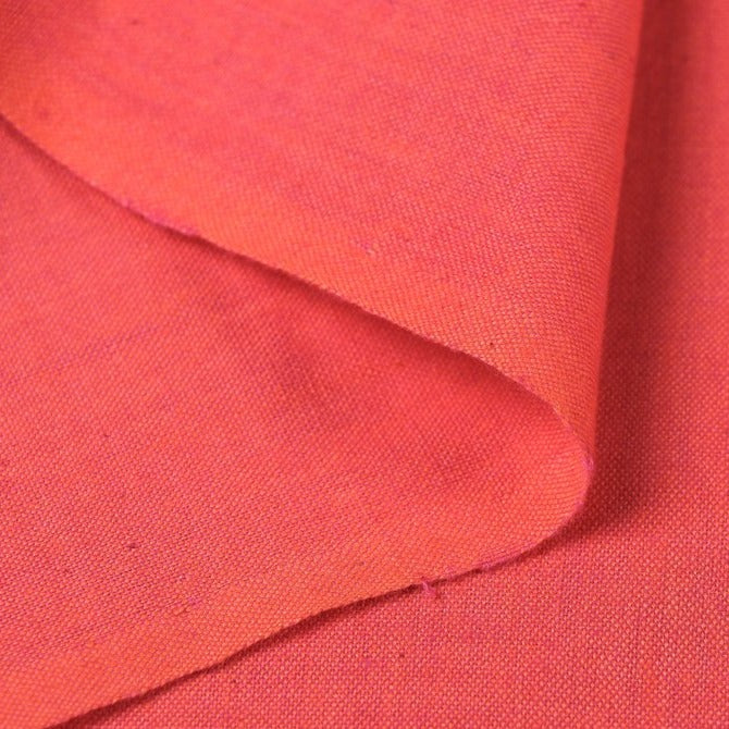 Peach - Dama Pre Shrunk Mangalgiri Handloom Cotton Fabric