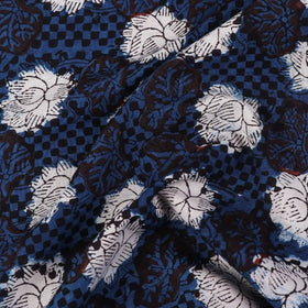 Traditional Bagru Dabu Print Fabric from Rajasthan