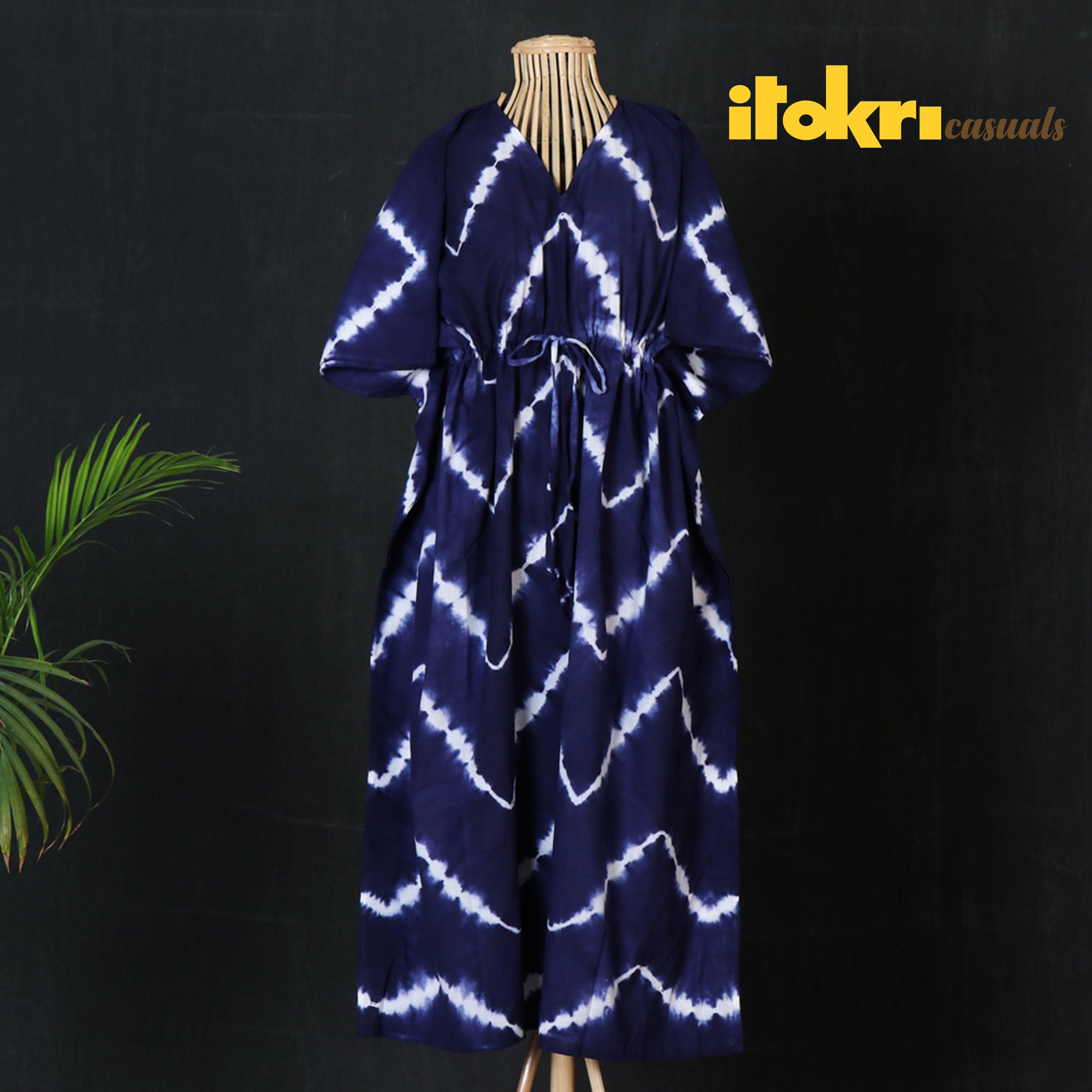Shibori kaftan 