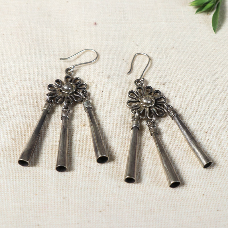 Designer Hilly Sterling Silver Earrings
