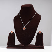 oxidised necklace set