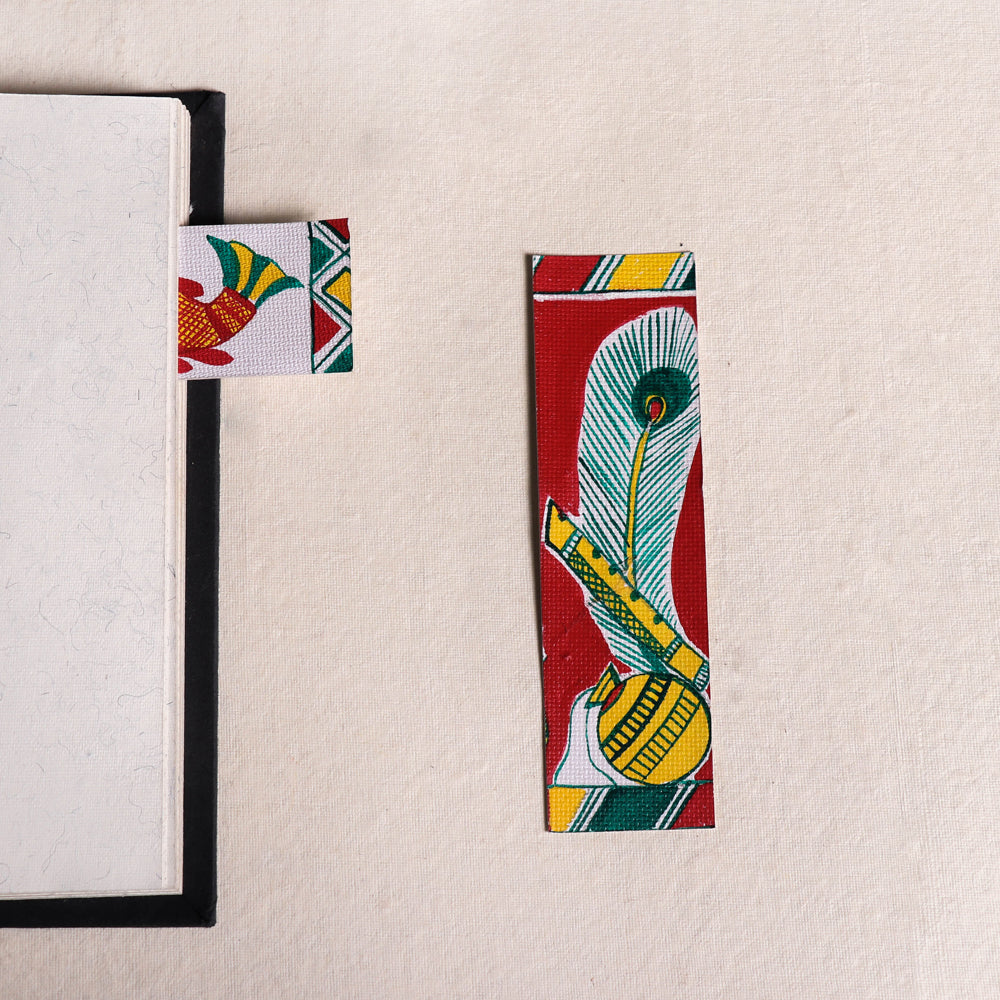 Manjusha Hand Painted Paper Bookmark