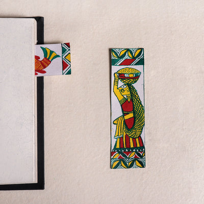 Manjusha Hand Painted Paper Bookmark