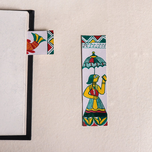 Manjusha Hand Painted Paper Bookmark