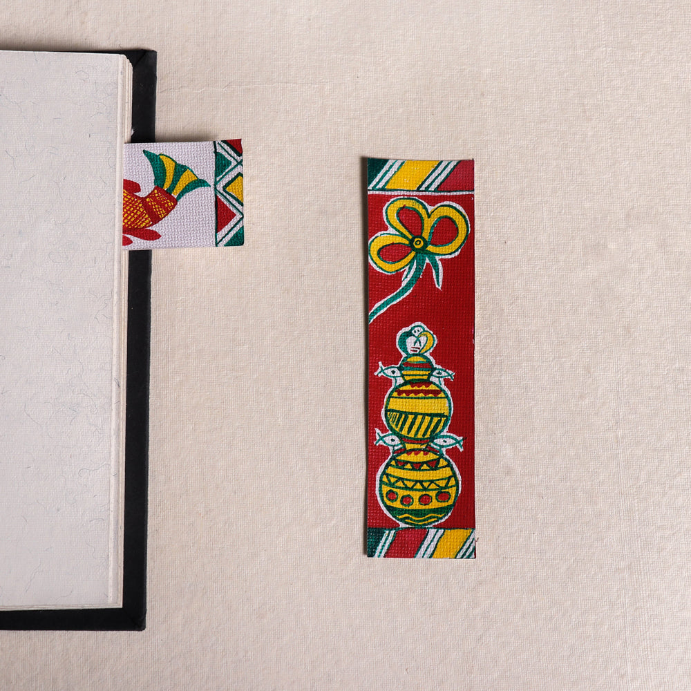 Manjusha Hand Painted Paper Bookmark