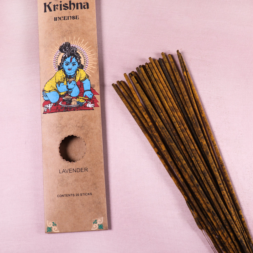 Lavender - Natural Krishna Incense 20 sticks