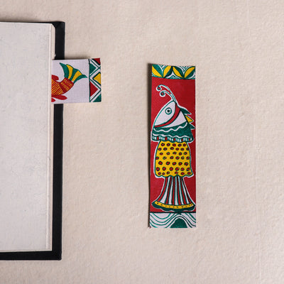 Manjusha Hand Painted Paper Bookmark