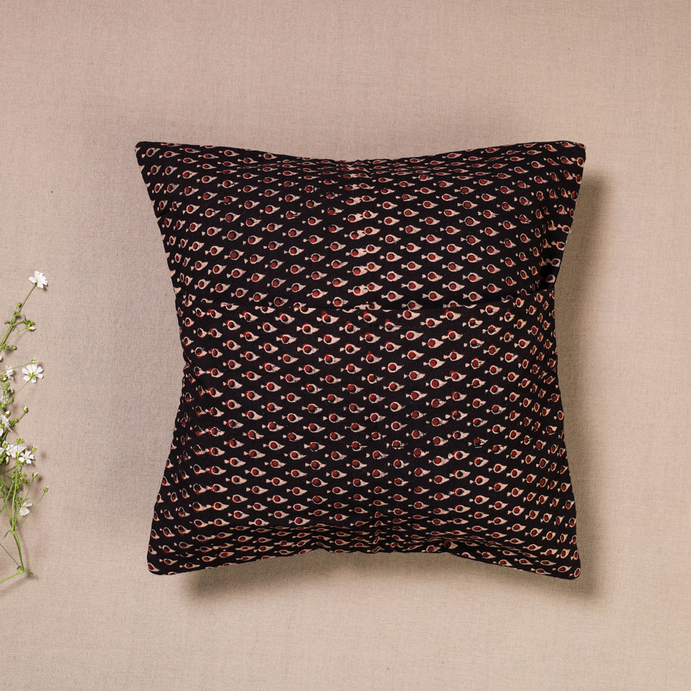 ajrakh cushion cover