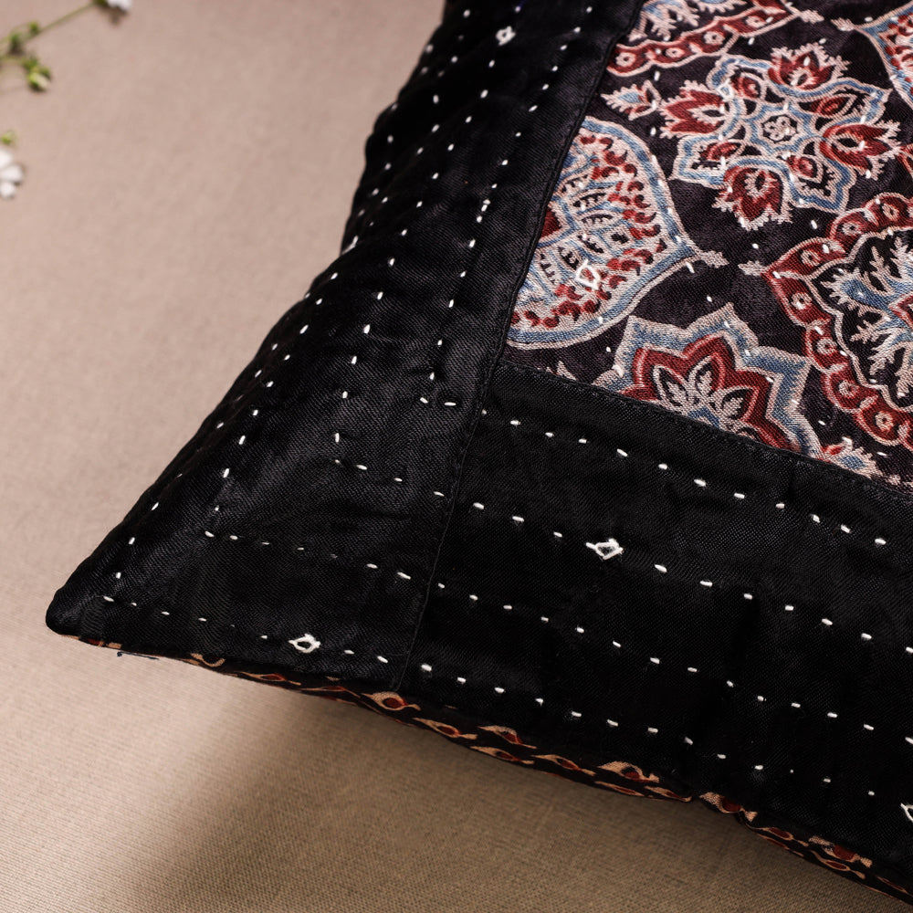 ajrakh cushion cover