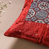 ajrakh cushion cover