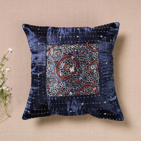 ajrakh cushion cover