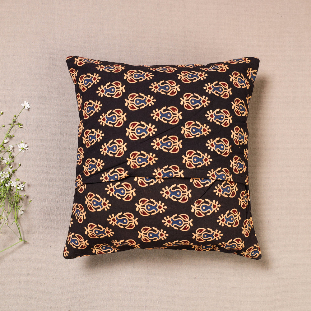 ajrakh cushion cover