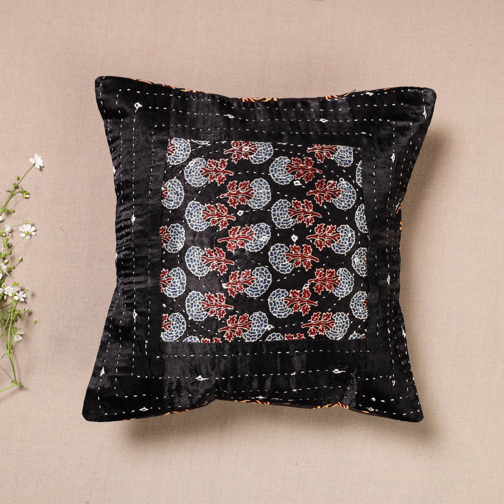 ajrakh cushion cover