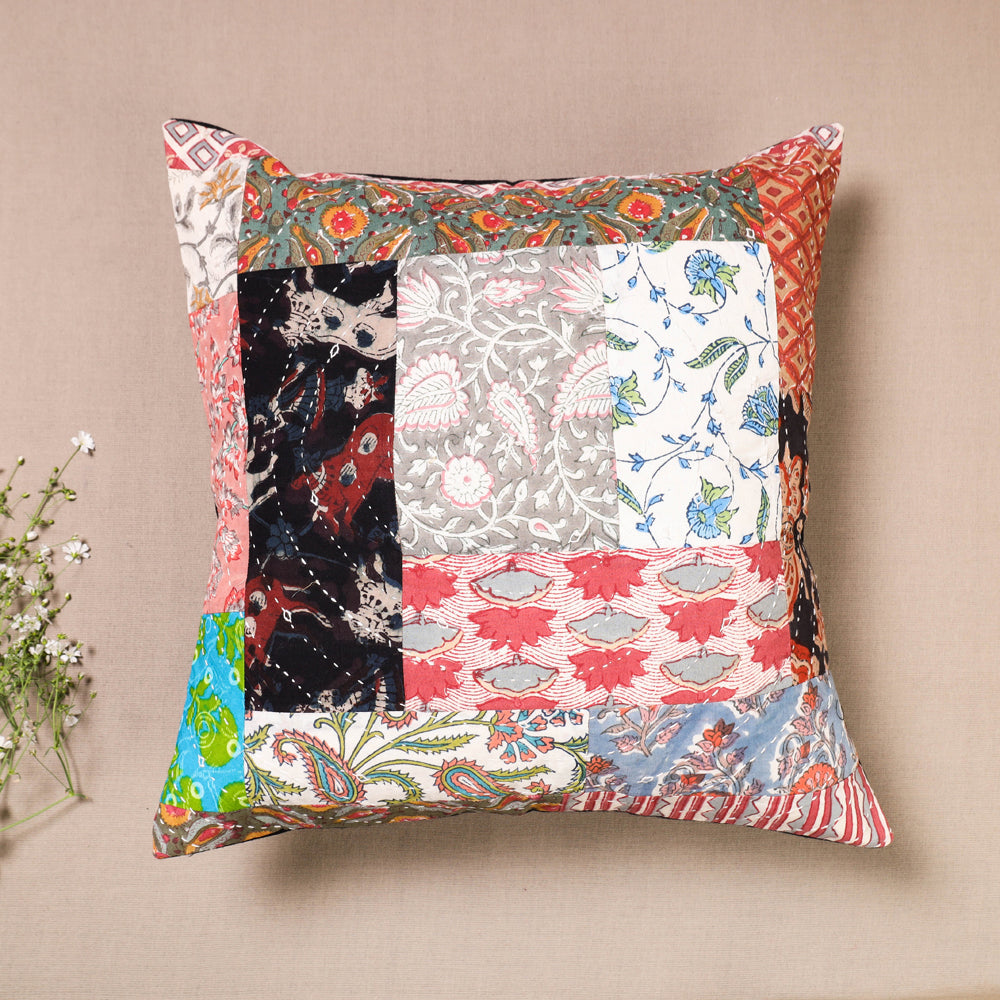 Cotton Patchwork Cushion Cover