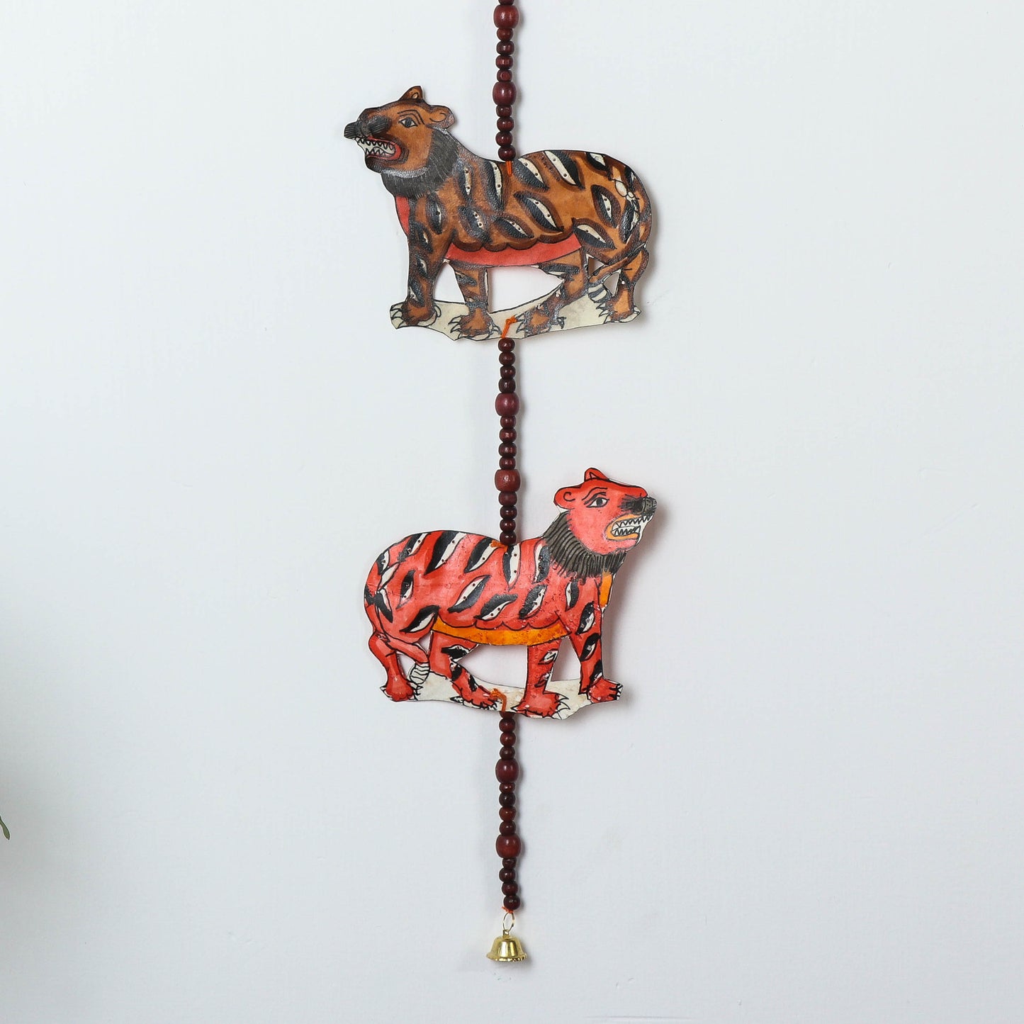 Tiger - Tholu Bommalata Leather Puppet Wall Hanging