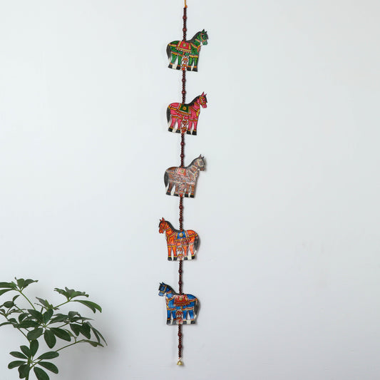 Horse - Tholu Bommalata Leather Puppet Wall Hanging