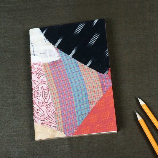 Patchwork Fabric Cover Handmade Paper Notebook