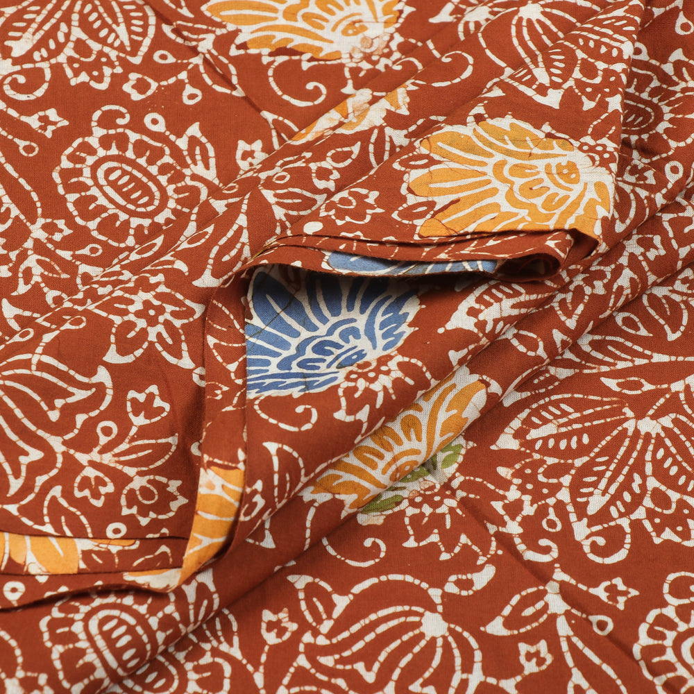 Brown - Exclusive Indonesian Style Batik Printed Cotton Fabric