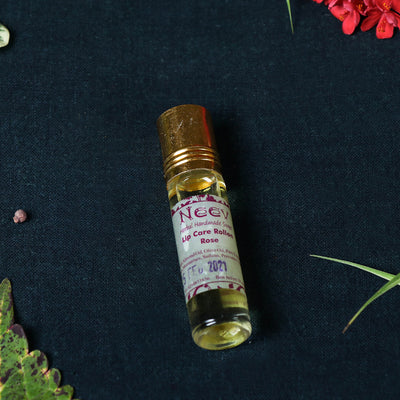Natural Handmade Herbal Lip care Rollon Rose