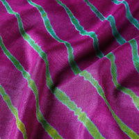 Leheria Tie-Dye Pure Tussar Silk Fabric