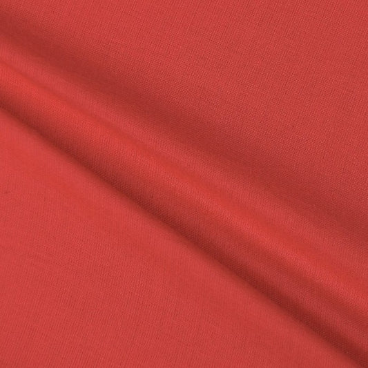 Crimson Red - Pre Washed Plain Dyed Pure Cotton Fabric (Width - 44in)