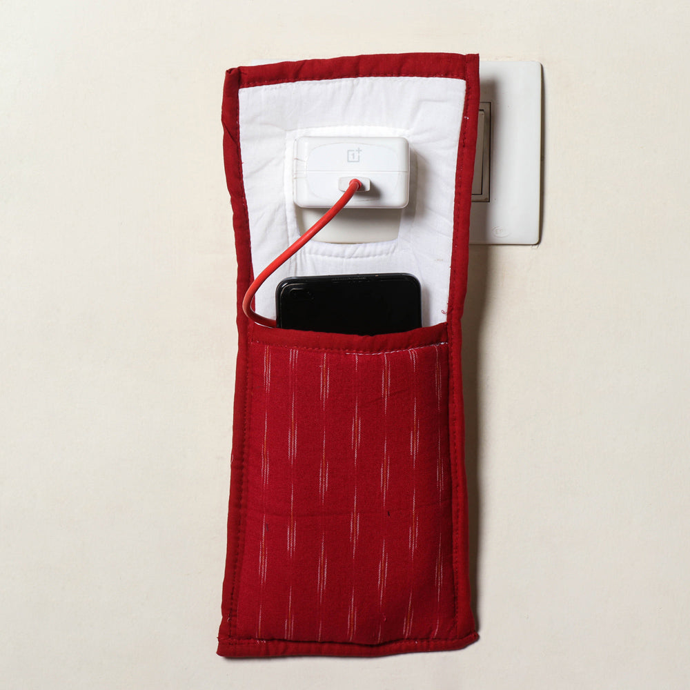 Handmade Cotton Fabric Mobile Charging Holder