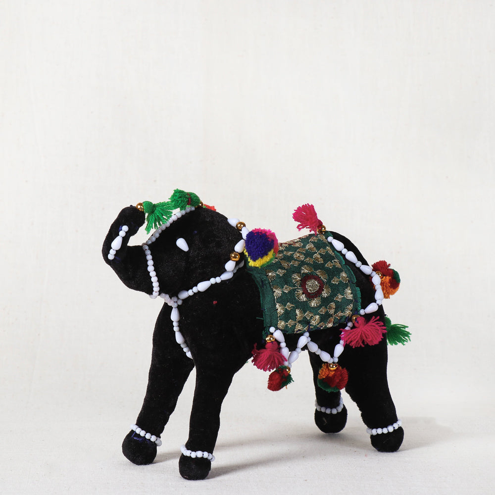 Elephant - Hand Embroidered & Bead Work Toy / Home Decor Item