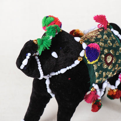 Elephant - Hand Embroidered & Bead Work Toy / Home Decor Item