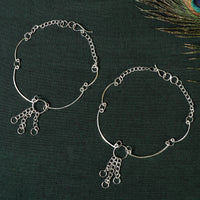 molded brass anklets