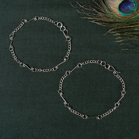 molded brass anklet