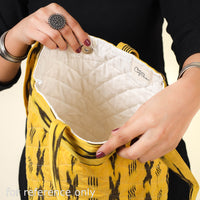 ikat shoulder bag