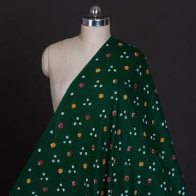 Buy Kutch Tie-Dye Bandhani Mul Cotton Fabric Online