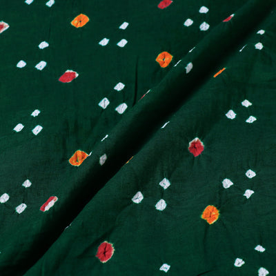 Buy Kutch Tie-Dye Bandhani Mul Cotton Fabric Online